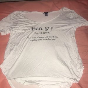 White grafic Tee